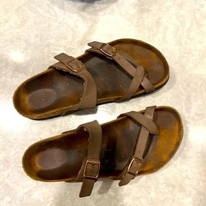 Birkenstock leather sandals Mayari Birko-flor